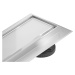 MEXEN/S - Flat 360 ° MGW podlahový žľab 90 cm otočný biele sklo 1027090-40