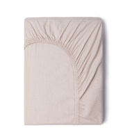 Béžová bavlnená elastická plachta Good Morning, 90 x 200 cm