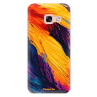 Odolné silikónové puzdro iSaprio - Orange Paint - Samsung Galaxy A3 2017