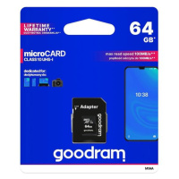 Karta pamäťová GOODRAM microSD 64GB s adaptérom