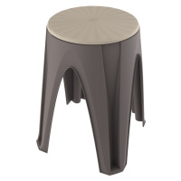 Otočná stolička Girotondo hnedá, 35 x 35 x 45,5 cm