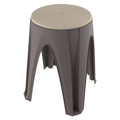 Otočná stolička Girotondo hnedá, 35 x 35 x 45,5 cm