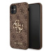 Kryt Guess GUHCN614GMGBR iPhone 11 6,1 brown hardcase 4G Big Metal Logo (GUHCN614GMGBR)
