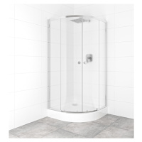 Set sprchovacieho kúta a vaničky, štvrťkruh 90x90 cm Multi Basic SIKOBKMUS90CRCH