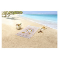 Ružovo-béžová plážová osuška 75x150 cm – Good Morning