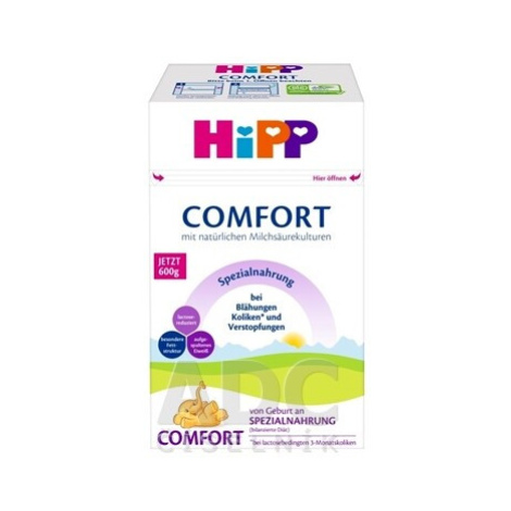 HIPP Comfort špeciálna dojčenská výživa 600 g