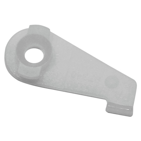 Gardinia Stropný držiak plast pre 1drážkovú záclo. koľajničku Lucy, hliník, 2 ks