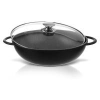 Orion Panvica WOK GRANDE 32 cm so sklenenou pokrievkou