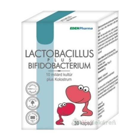 EdenPharma lactobacillus plus bifidobacterium 30 kapsúl