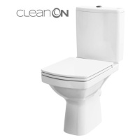CERSANIT - WC kombi 599 EASY NEW CLEAN ON 010 3/5 vrátane sedadla duroplast K102-028