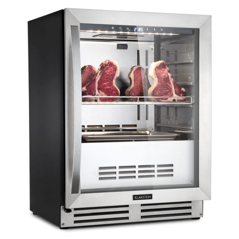 Klarstein Steakhouse Pro, chladnička na zrenie mäsa, 1 zóna, 98 l, 1–25°C, dotyková, nehrdzavejú