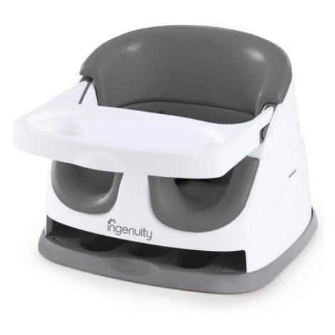 INGENUITY Jedálenská stolička na stoličku 2v1 Baby Base Slate 6m+ do 22 kg