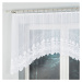 Biela žakarová záclona JOVITA 250x100 cm