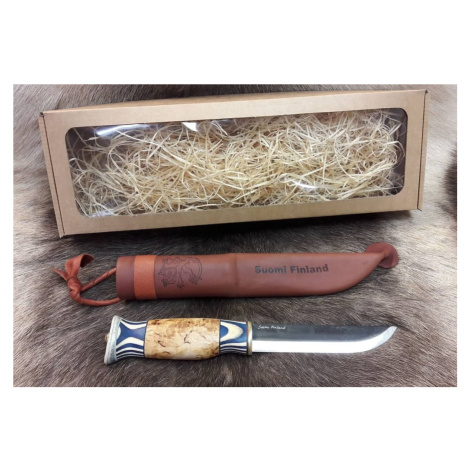 Nôž Wood Jewel Finland Lion Puukko 13 cm - darčekové balenie