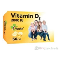 Slovakiapharm Vitamín D3 2000 IU