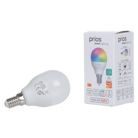 Prios Smart LED žiarovka E14 4,9W Hue Zigbee Tuya 3ks