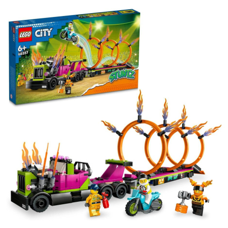 LEGO® City 60357 Ťahač s ohnivými kruhmi