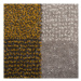 Sivo-žltý koberec Flair Rugs Plaza, 120 x 170 cm