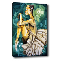 Obraz Tablo Center Geometric Ballerina, 100 × 140 cm