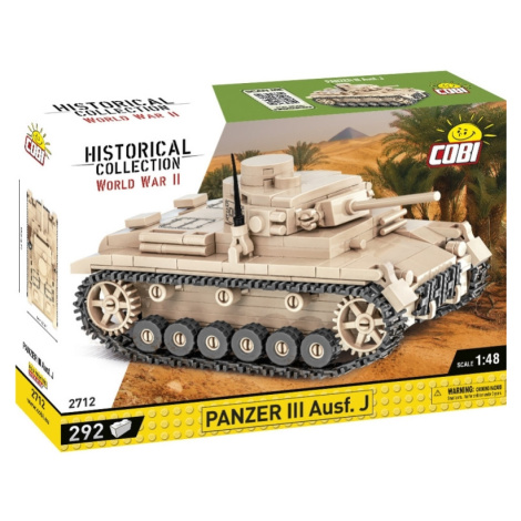 Cobi 2712 II WW Panzer III Ausf J, 1:48, 297 k