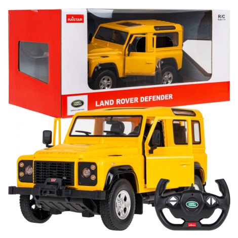 RASTAR  Auto na diaľkové RC ovládanie Land Rover Defender Rastar 1:14 žlté