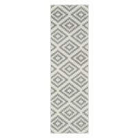 Sivý/béžový koberec behúň 200x80 cm Nordic - Hanse Home