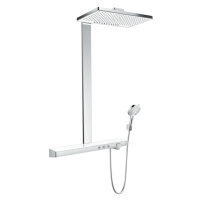 Hansgrohe Rainmaker Select, Showerpipe 460 2jet EcoSmart 9 l/min s termostatom, biela/chrómová, 