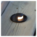 Záhradné 24 LED krokové svetlo Schodiskové svetlo čierne 0,8 W