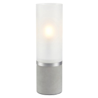 Bielo-sivá betónová stolová lampa (výška 30 cm) Molo - Markslöjd