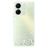 Odolné silikónové puzdro iSaprio - White Lace 02 - Xiaomi Redmi 13C