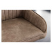 LuxD Dizajnová lavica Esmeralda 160 cm taupe