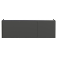 Antracitový TV stolík 138x45 cm Piana – Germania