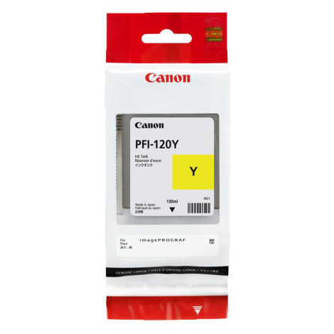 Canon PFI120Y 2888C001 žltá (yellow) originálna atramentová cartridge