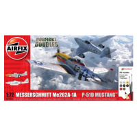 Gift Set letadla A50183 - Messerschmitt Me262 & P-51D Mustang Dogfight Double (1:72)