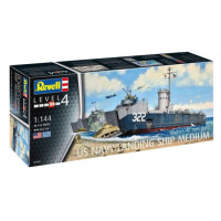 Plastic ModelKit loď 05169 - US Navy Landing Ship Medium (Bofors 40 mm gun) (1:144)