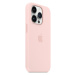 Apple silikónový kryt s MagSafe na iPhone 14 Pro Max kriedovo ružový