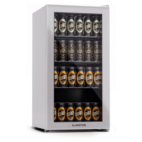 Klarstein Beersafe 74 Slim, chladnička, 74 litrov, 3 police, panoramatické sklenené dvere