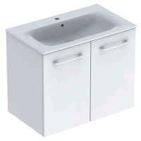 Kúpeľňová skrinka s umývadlom Geberit Selnova 80x50,2x65,2 cm biela lesk 501.256.00.1