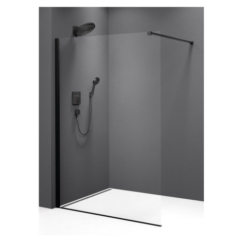 POLYSAN - MODULAR SHOWER BLACK stena na inštaláciu na múr, jednodielna, 900  MS1-90B