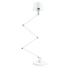 Jieldé Aicler AID433 stojaca lampa 4x30 cm, biela