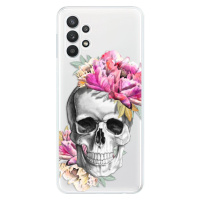 Odolné silikónové puzdro iSaprio - Pretty Skull - Samsung Galaxy A32