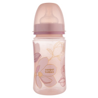 CANPOL BABIES Fľaša dojčenská antikoliková EasyStart Gold 240 ml - ružová
