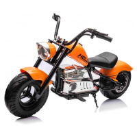 mamido Detská elektrická motorka Chopper Warrior 36V oranžová