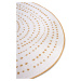 Kusový koberec Twin-Wendeteppiche 105786 Ochre kruh – na ven i na doma - 200x200 (průměr) kruh c