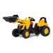 Šlapací traktor JCB s lyžicou a prívesom Rolly Toys 023837