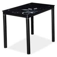 SIGNAL Damar jedálenský stôl čierna