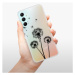 Odolné silikónové puzdro iSaprio - Three Dandelions - black - Samsung Galaxy A34 5G