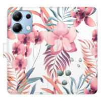 Flipové puzdro iSaprio - Pink Flowers 02 - Xiaomi Redmi Note 13