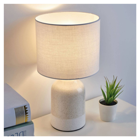 Pauleen Sandy Glow stolová lampa, biela/béžová