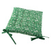 Sedák na stoličku Zora zelená, 40 x 40 cm